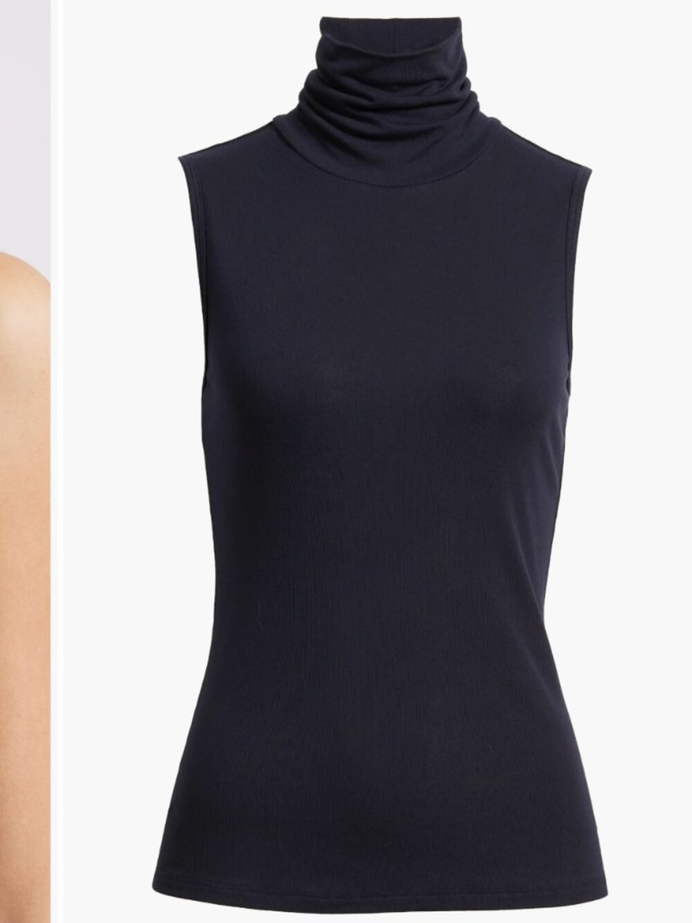Theory Wendel Sleeveless Turtleneck Top in Deep Navy NEW M - Picture 14 of 14